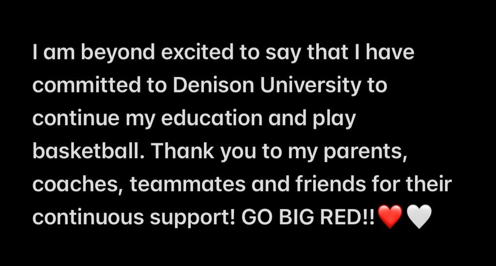 So thankful for this opportunity! GO BIG RED!!❤️🤍 @TogetherTough @LovelandGBB @DUWBB