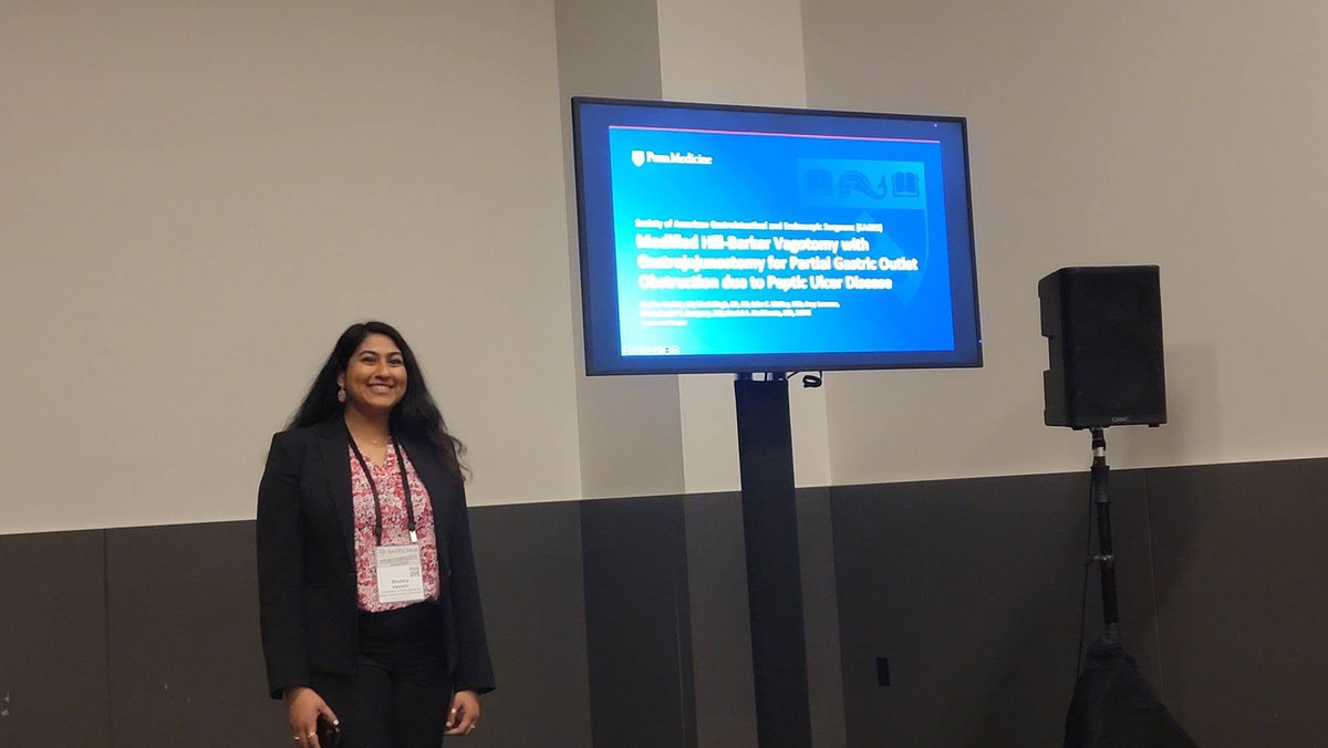 PCASO Laboratory (@pcasolab) on Twitter photo Great work done by <a href="/pennsurgery/">PennSurgery</a> Measey Scholar <a href="/shubha_vasisht/">shubha (she/her)</a> presenting a surgical case video performed by <a href="/Laparoscopes/">Dan Hashimoto, MD MS FACS</a> at <a href="/SAGES_Updates/">SAGES is in Tampa in 2026!</a>!! #SAGES2024 🥳 Great work done by <a href="/pennsurgery/">PennSurgery</a> Measey Scholar <a href="/shubha_vasisht/">shubha (she/her)</a> presenting a surgical case video performed by <a href="/Laparoscopes/">Dan Hashimoto, MD MS FACS</a> at <a href="/SAGES_Updates/">SAGES is in Tampa in 2026!</a>!! #SAGES2024 🥳