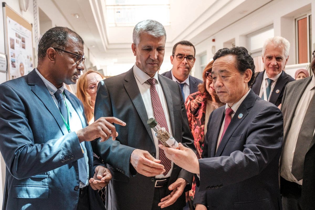 The @FAODG Qu Dongyu has praised the Kingdom of Morocco's approach to agrifood systems transformation after visiting several prominent research institutes while in the country for #ARC33. Read the full story here: fao.org/director-gener…