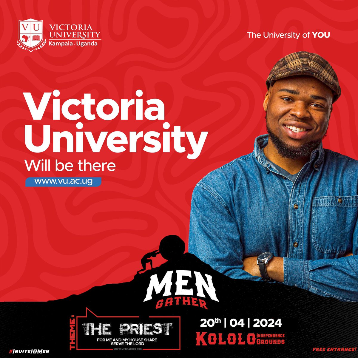 Dear gentlemen, this Saturday, April 20th, 2024, Kololo Independence Grounds is the place to be for #MenGatherVII, starting at 9 am. Entrance is absolutely free, and do not forget to #Invite10Men. #ThePriest