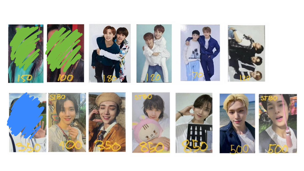 ddaengph_'s tweet photo. update 14 :

green - @_keiri 
blue - @shuashuamoroll 

- 50% nrdp ; rembal april 30
- note : all stbo are already onhand by the seller

** scoups s.coups jeonghan toram jun junhui wonwoo wonu joshua jisoo hong heart cheek ams dino dagat blonde beret mingyu kim gyu 17th heaven pulse pause perfume diy kit pc finger heart unit pair
