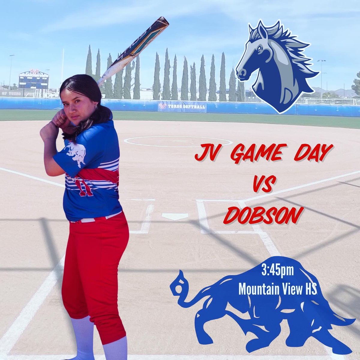Game day vs Dobson! Varsity is away and JV is home. Both games start at 3:45pm. The push for the playoffs for Varsity continues. Come out and cheer us on. Let’s go Toros!