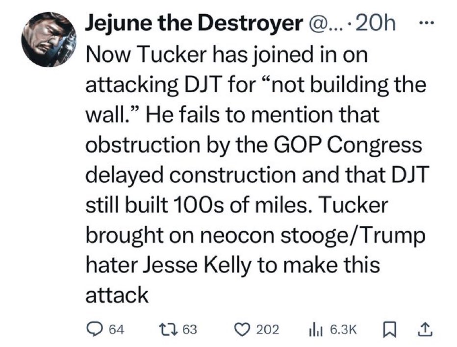 I challenge Trumpers to go to the border and take pictures of these “100s of miles” of wall and post them. 

This wall exists only in their heads.
