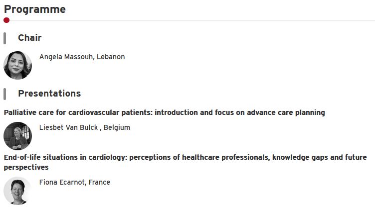 Looking forward to this upcoming ACNAP Talk on Palliative Care on 6th May 2024 16:00-17:00 CEST. 📌Free for all to access. #ACNAP @BulckLiesbet @angela_massouh @ACNAPPresident @m4ggiesimpson escardio.org/Sub-specialty-…