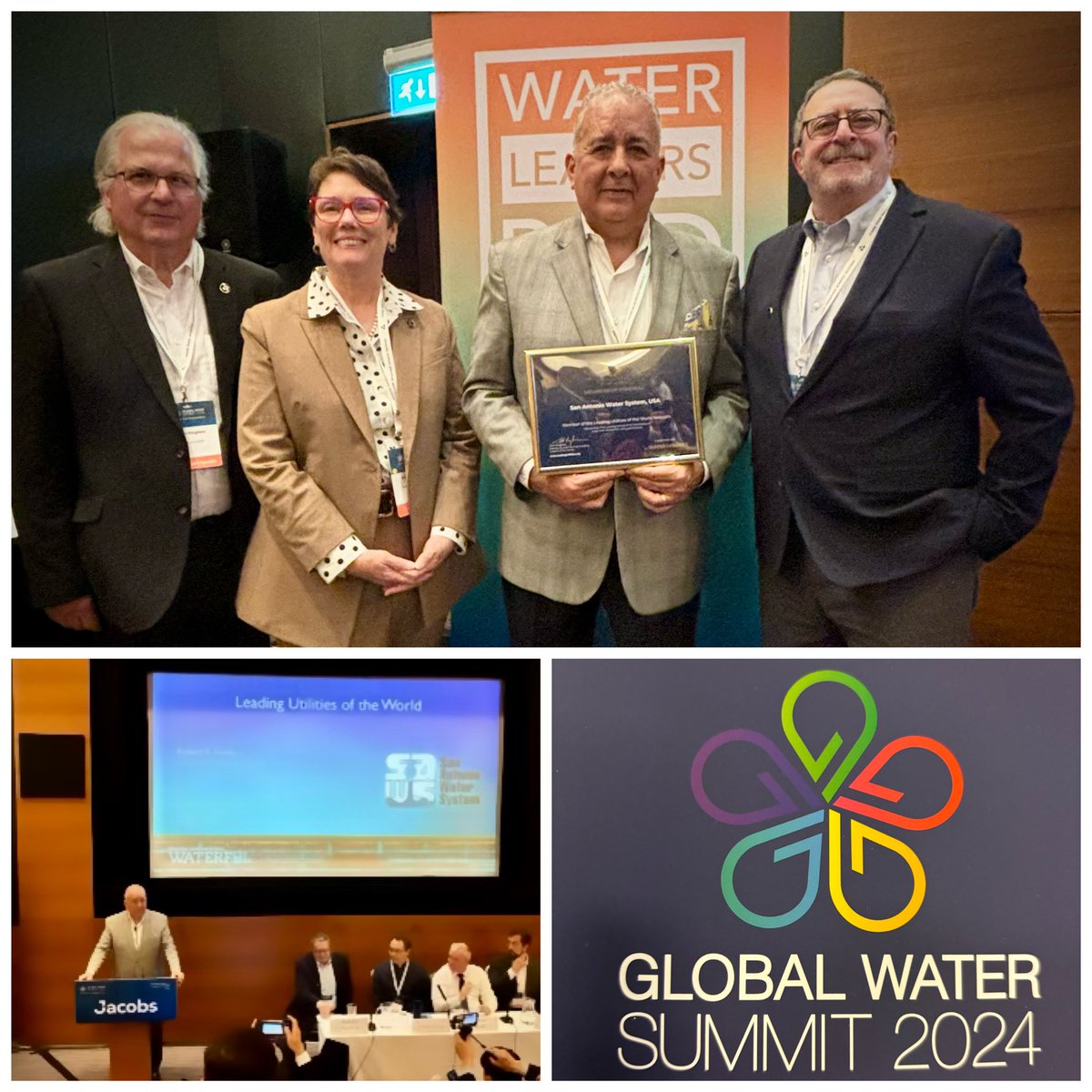 President/CEO Robert Puente recently accepted a certificate acknowledging SAWS’ continued membership in the Leading Utilities of the World, an exclusive global network of water & #wastewater utilities. SAWS was first inducted into the organization in 2017. Inductees must be