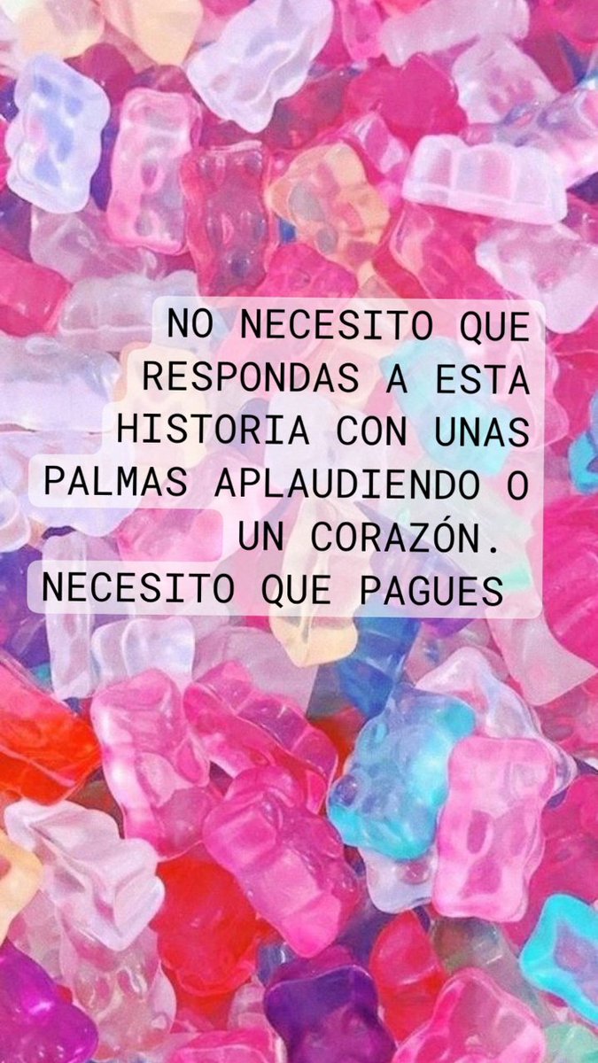 Voy a dejar esto por aquí, xq hay muchos a los que se les olvida. Y estoy muy cansada de estar repitiendo lo mismo cada día.
NO SOY MAESTRA DE NADIE, NO HAGO COLABORACIONES, Y FOLLO CON TIOS POR DINERO. Creo que más clara no puedo ser ya. Putos pesados