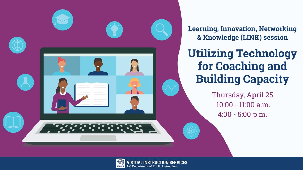 Did you miss our LINK session about using #BlendedLearning to coach peers?👨🏻‍🏫💻🧑🏽‍🏫 You've got another chance! Join us on April 25. No registration required. Jump in: bit.ly/3UVOnx6