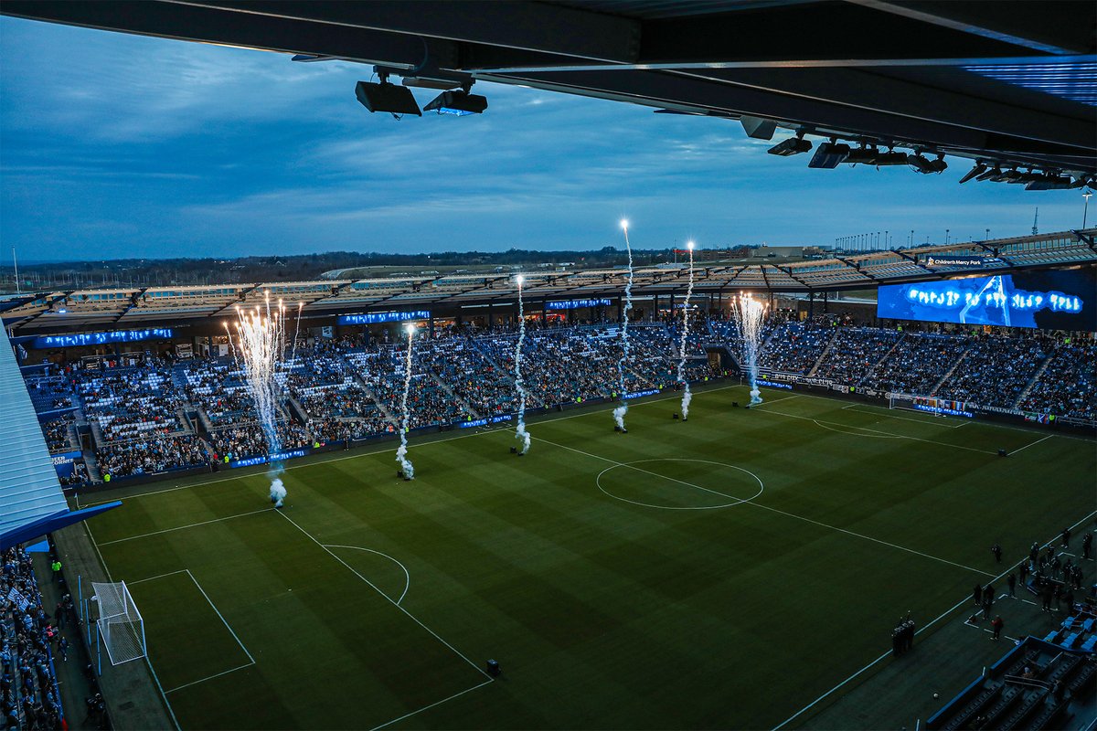 Lots in store tomorrow night for #SKCvSTL 🎇 Make sure to stay in your seats for the halftime light show, presented by @SeatGeek. This will be another @cmpark experience you don't want to miss! 🎟️ Standing Room Only: seatgeek.com/sporting-kansa…