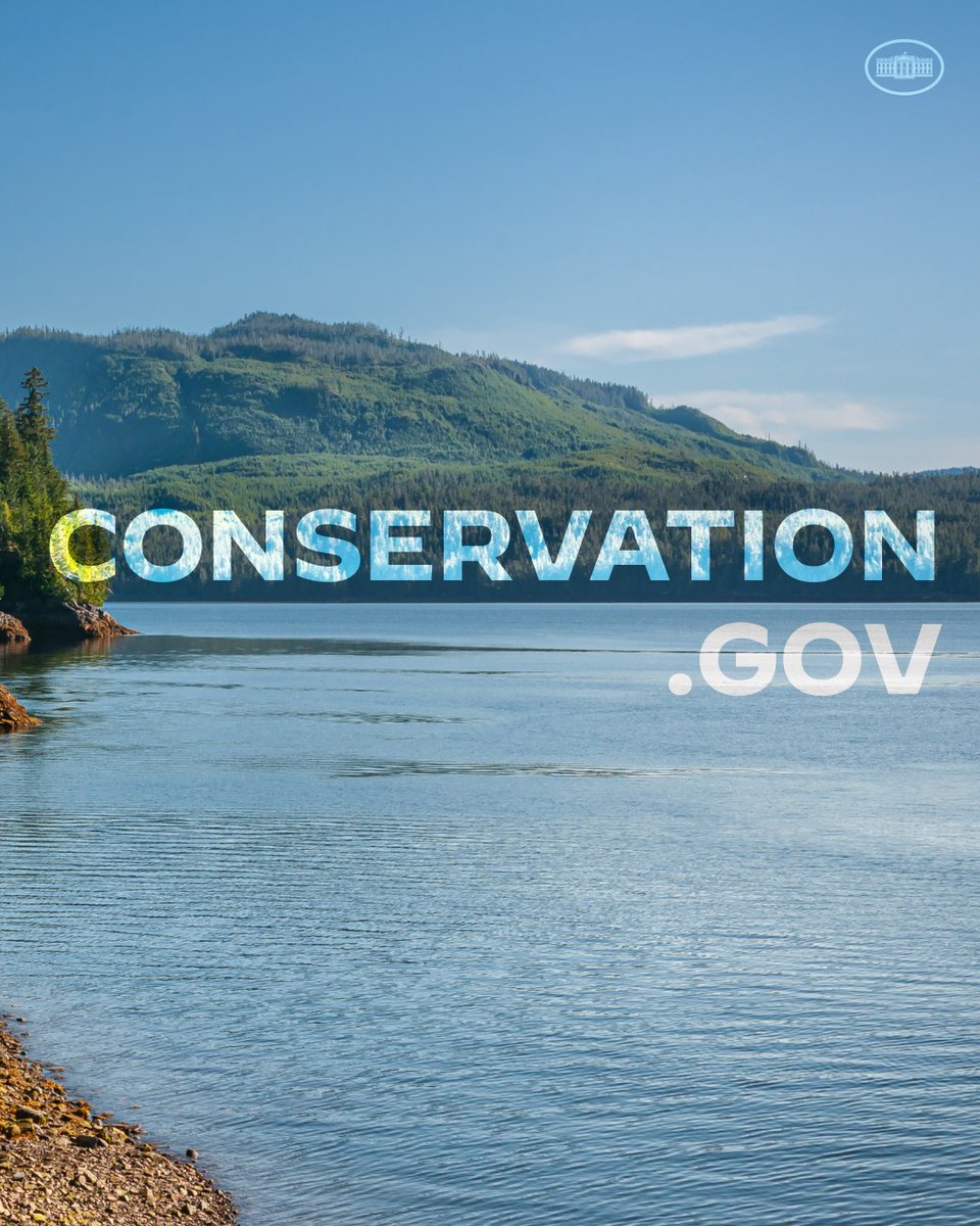 Since I took office, my Administration has protected 41 million acres of America's natural wonders.

Head to Conservation.gov to get the latest information, tools, resources, and opportunities to support land and water conservation projects in your neighborhood.