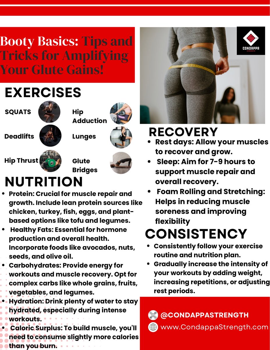 Unlock the secrets to building strong, sculpted glutes with my ultimate guide! 🍑💪  Are you ready to sculpt your dream booty? Let's get started! #GluteGains #StrongGlutes #BootyWorkout #FitnessGoals #StrengthTraining #FitnessGuide #WorkoutMotivation #SculptedBody #HealthyLiving