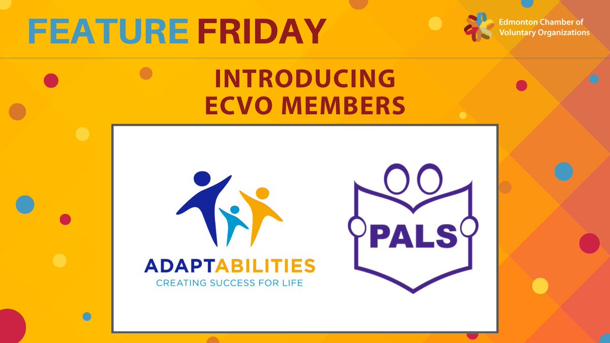 Edmonton Chamber of Voluntary Organizations (@edmcvo) on Twitter photo <a href="/AdaptAbilities/">AdaptAbilities</a> & <a href="/palsedmonton/">Project Adult Literacy Society</a> are ECVO #FeatureFriday members whose work significantly changes the lives of those they serve. They are 2 of the 40+ #YEGnonprofits at Edmonton's Volunteer Fair tomorrow from 10 am-3 pm <a href="/Official_WEM/">West Edmonton Mall</a>, Phase 1!
Details -> ecvo.ca/volunteerfair/ <a href="/AdaptAbilities/">AdaptAbilities</a> & <a href="/palsedmonton/">Project Adult Literacy Society</a> are ECVO #FeatureFriday members whose work significantly changes the lives of those they serve. They are 2 of the 40+ #YEGnonprofits at Edmonton's Volunteer Fair tomorrow from 10 am-3 pm <a href="/Official_WEM/">West Edmonton Mall</a>, Phase 1!
Details -> ecvo.ca/volunteerfair/