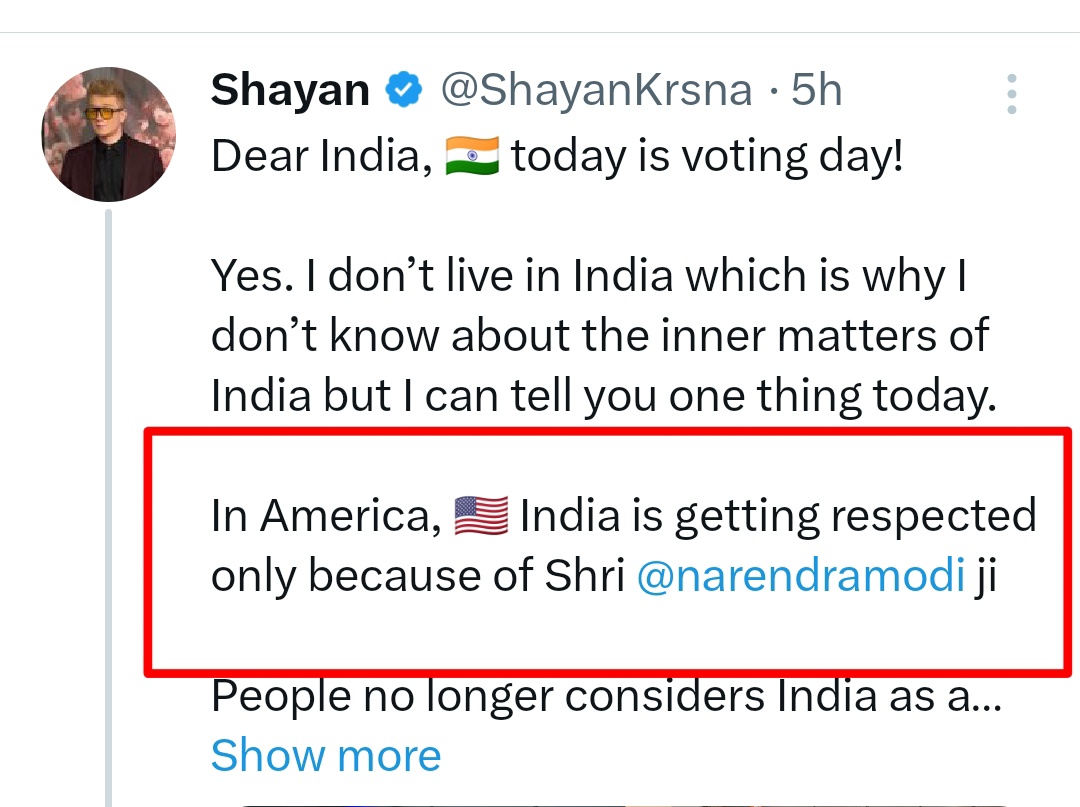 Complete meltdown moment for the Indian right wing with 3.4K likes in 5 hours on a paid foreigner tweet. Modiji > INDIA 🫶🏿 Achievement of 10 years of such a large section of this country becoming slaves of a Leader. Prouch moment.