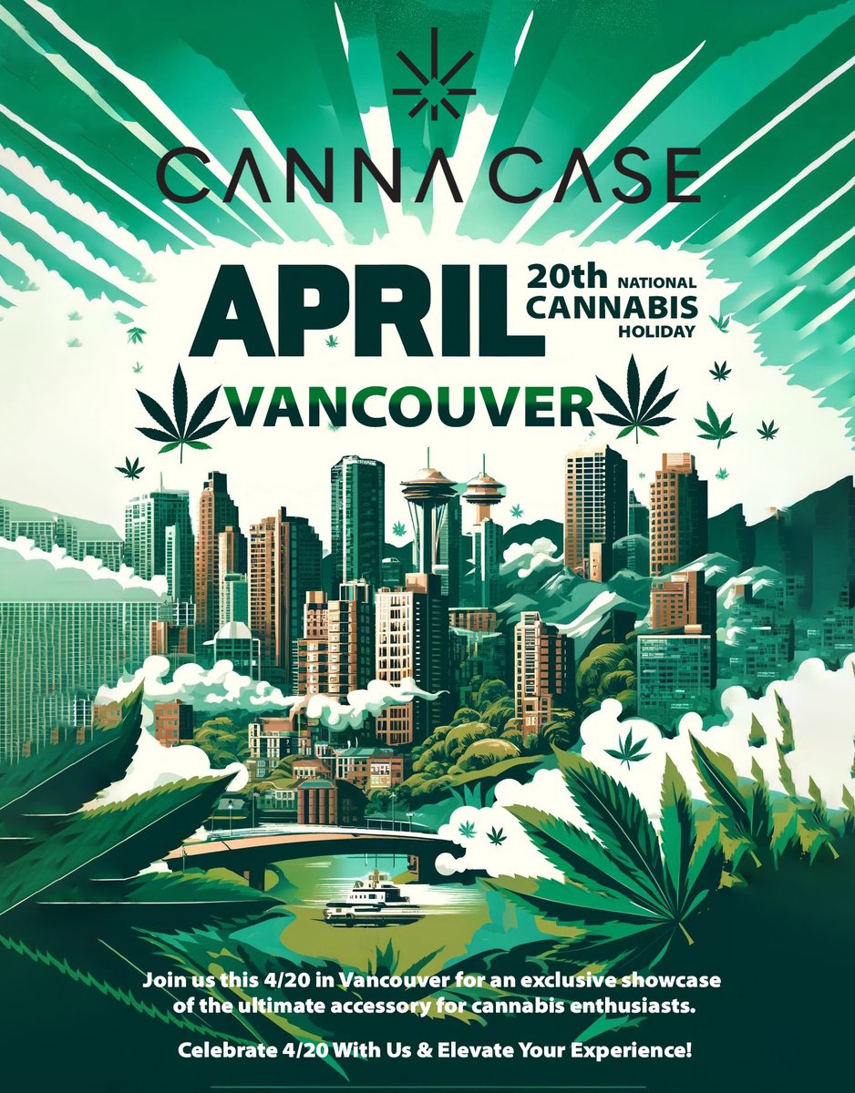 Tomorrow's the day! We're thrilled to be in Vancouver for the iconic  4/20 Cannabis Festival! Discover the future of cannabis convenience with our all-in-one cannabis wallet. Come find us, celebrate the culture,  and let's elevate your 4/20 experience to new highs! #Vancouver420