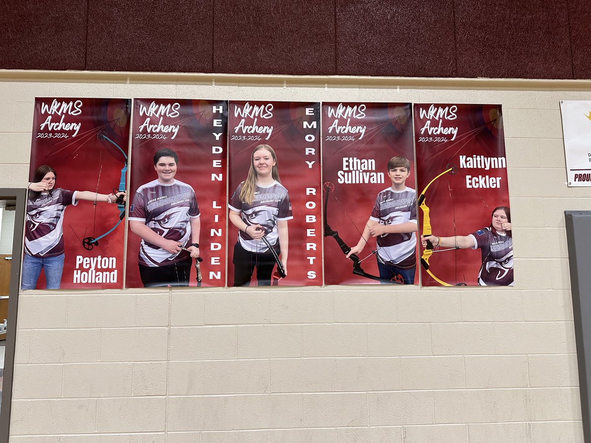 donhardie's tweet photo. So proud of our archery team making nationals. #warhawksrule. https://t.co/4Jo6J7iMsS