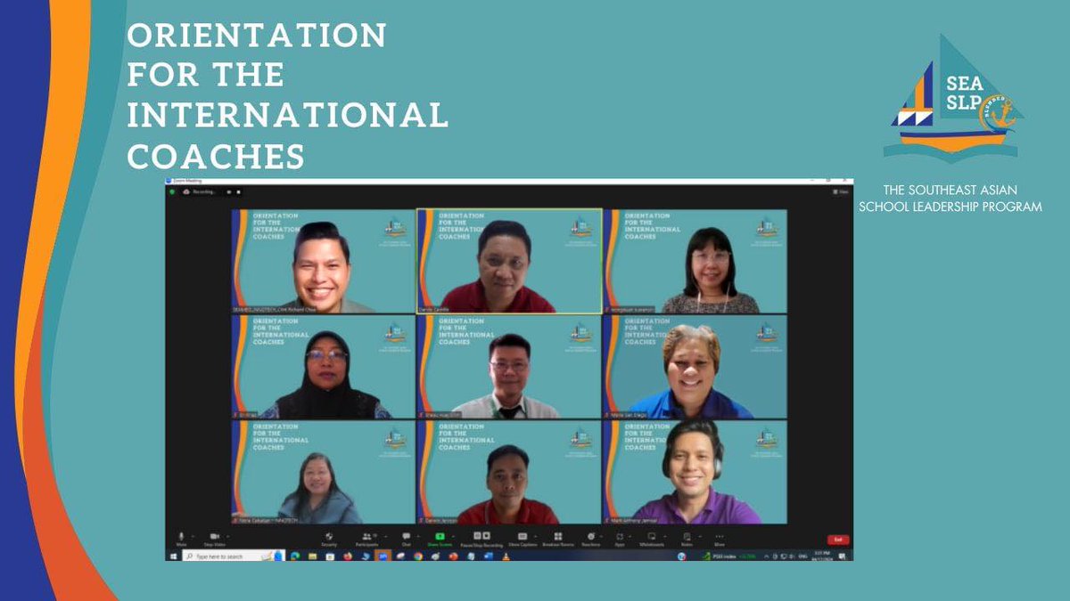 SEAMEOINNOTECH's tweet photo. Welcome aboard, captains! 🚢

SEAMEO INNOTECH conducted two separate orientations for international coaches and learners on April 17 and 18, 2024, respectively, for the Blended Southeast Asian School Leadership Program (SEA SLP). 

#SEAMEO #INNOTECH #SEASLP #schoolleadership https://t.co/00QrvQZ8uO