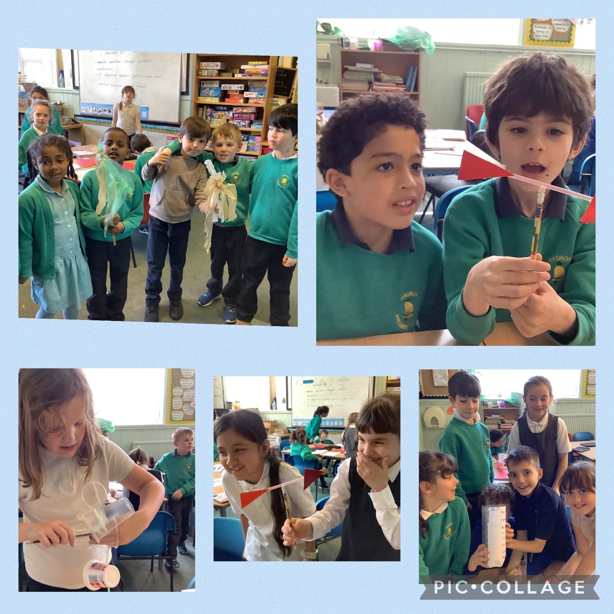 #radnord6 have had lots of fun creating weather stations this afternoon 🌈☀️❄️🌧