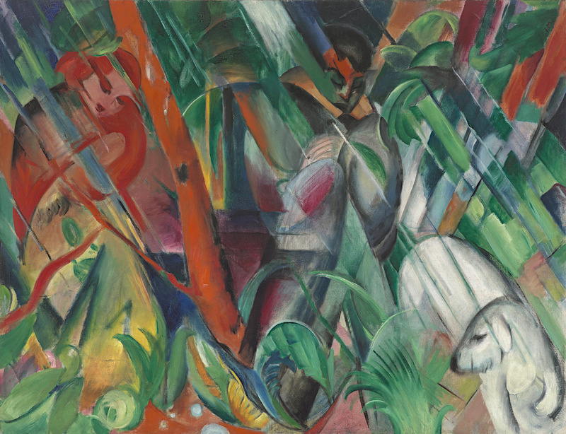 Im Regen Franz Marc, 1912