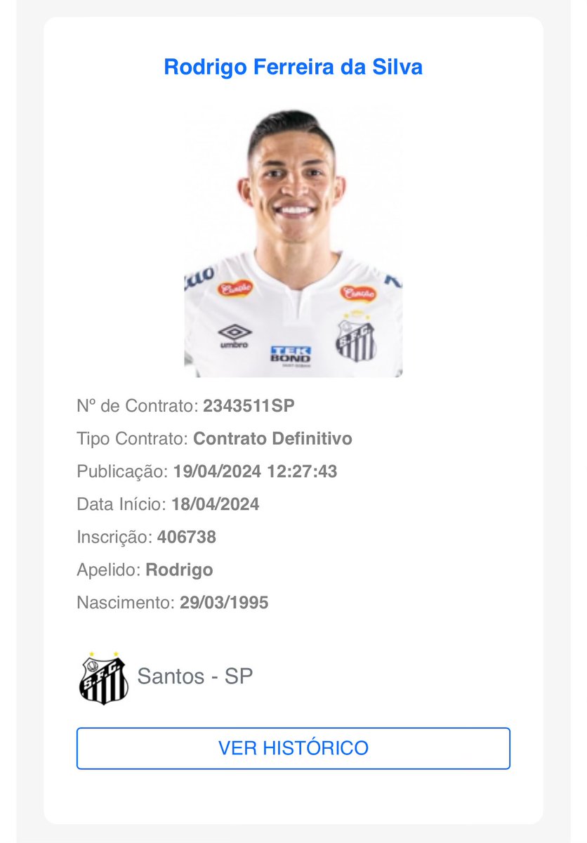 henriquefarinha's tweet photo. Não sei se isso é exatamente uma boa notícia, mas Rodrigo Ferreira foi regularizado pelo @SantosFC e está no BID. https://t.co/sqfM41bwtf