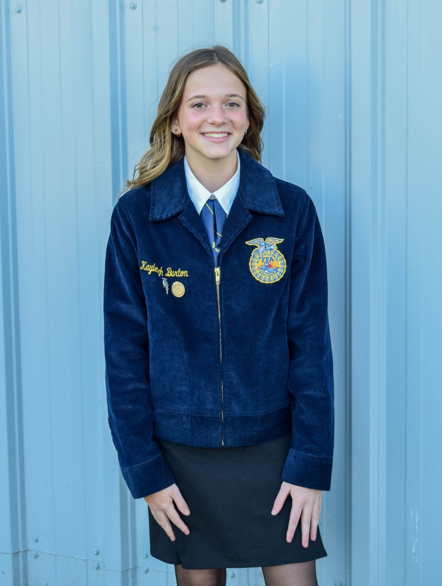 Congratulations to Kayleigh Burton who was slated as the 2024-2025 District I Reporter. Kayleigh will start her year of service to the District I FFA in June when the slate is voted on!