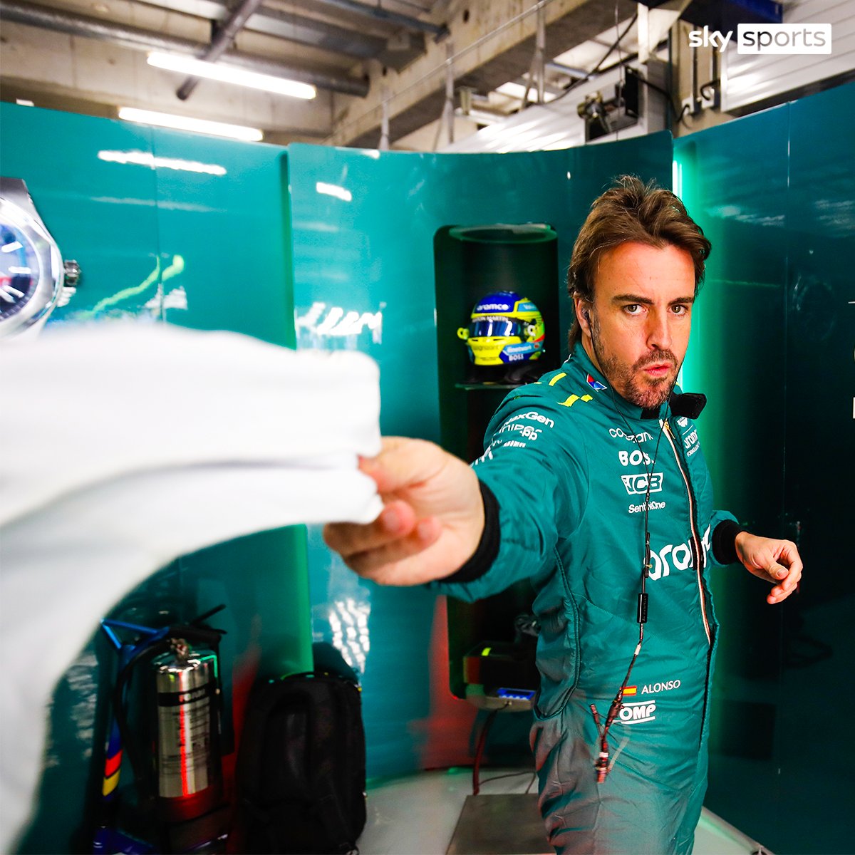 SkySportsF1's tweet photo. Caption this... 💭 https://t.co/7RgKL0yVRW