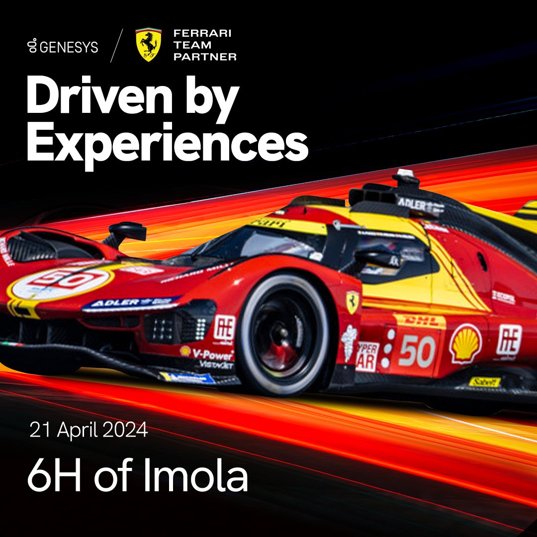 #Imola6H race week is here 👏 @FerrariHypercar returns home to Italy, powered by teamwork and fueled by passion 🇮🇹 Best of luck this week team! #DrivenByExperiences