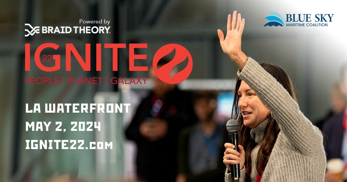 Excited to partner with #IGNITE22 at <a href="/AltaSeaOrg/">AltaSea</a> on May 2nd! Coordinated by Blue Sky member <a href="/BraidTheory/">Braid Theory</a>, this event features several other Blue Sky members: Ocean Exchange, <a href="/ABSWavesight/">ABS Wavesight</a>, <a href="/NAMEPA1/">NAMEPA</a>, <a href="/Scripps_Ocean/">Scripps Institution of Oceanography</a>, and <a href="/LartaInstitute/">Larta Institute</a>. Join us! 🌊✨
✅ ow.ly/tuPX50RjZLw
