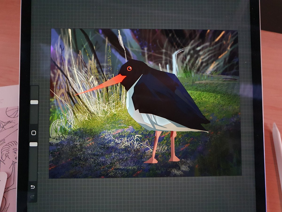 #Pleinairpril day ????? Made with <a href="/Procreate/">Procreate</a> at Playgrounds Eindhoven!