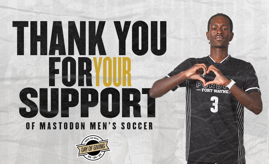 𝙏𝙝𝙖𝙣𝙠 𝙔𝙤𝙪!

Mastodon fans... thank you for your support yesterday of our student-athletes!

#PFWBigGive #PFWDayOfGiving