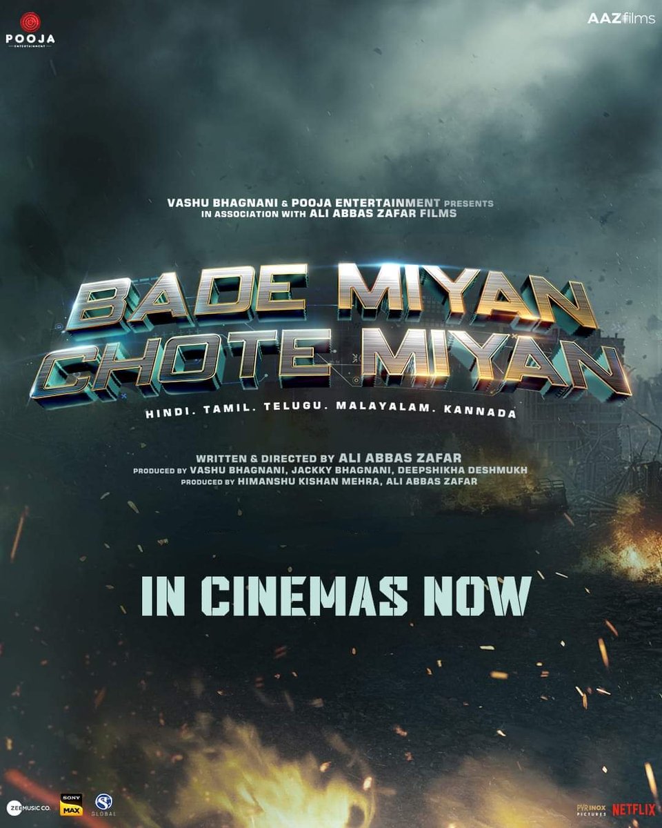 Ride the waves of an  action-packed thriller #BadeMiyanChoteMiyan at #UdayanCinema this weekend. Book your tickets at the box-office or online: bit.ly/UdayanCinema_T…

@akshaykumar @PrithviOfficial @iTIGERSHROFF @ManushiChhillar @AlayaF___ @poojafilms