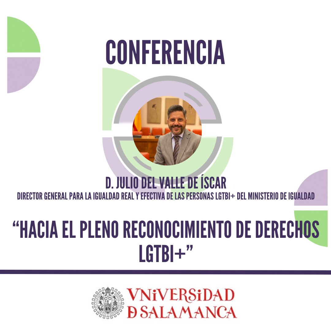 Comenzamos con la Conferencia de Clausura del VII Foro de Debate Estudiantil sobre Igualdad  con <a href="/juliovalleiscar/">Julio del Valle</a> 

#Igualdad #Debate #LGBTI #Mujeres #Salamanca #FDE #USAL
