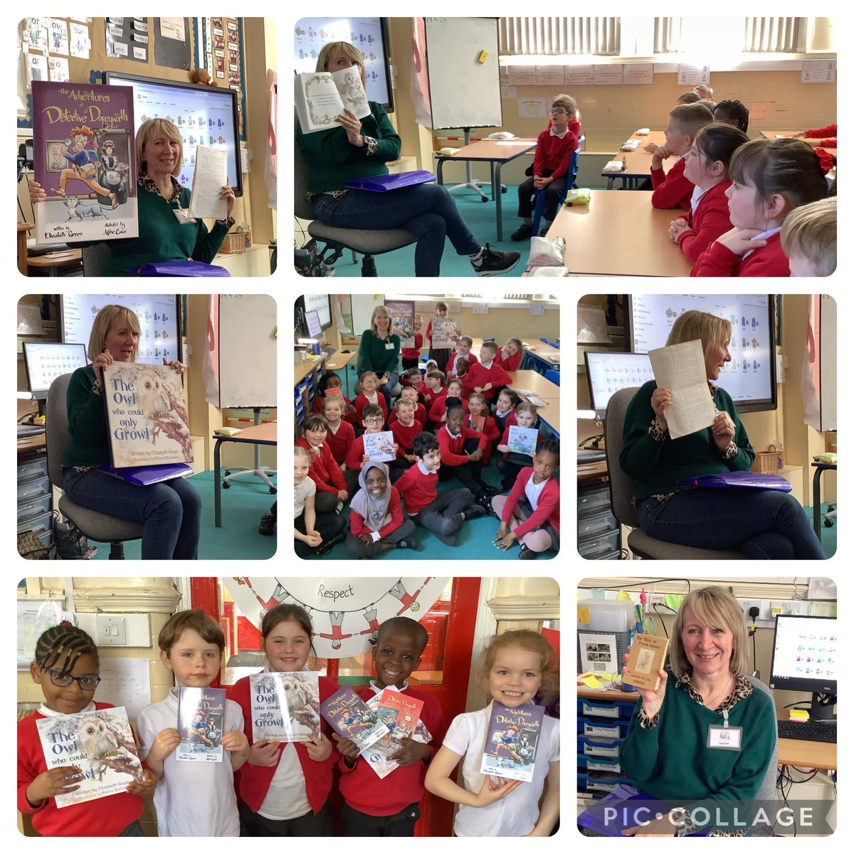 A fantastic day with author Elizabeth Green. 
We loved listening to and buying her books as well as finding out how she became an author. Thank you Elizabeth for visiting our school.
<a href="/FallaParkSchool/">Falla Park Community Primary School</a> <a href="/Miss_Carr_Falla/">Miss Carr</a>