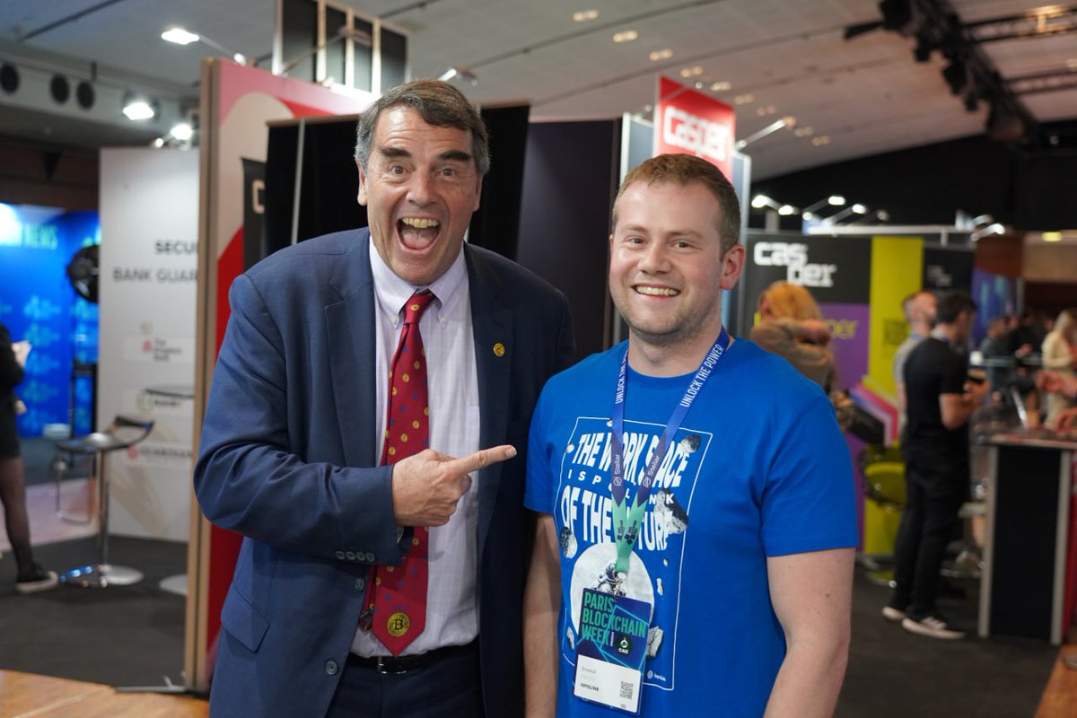 ispolink's tweet photo. Ispolink team at Paris BW recap 

Legendary investor Tim Draper reconnecting with our team! Proud to be alumni of his accelerator @draper_u 

Receiving significant demand for our #P2EGame the #Ispoverse. New partnerships in the making

Pleasure to meet inspiring Web3 founders & leaders