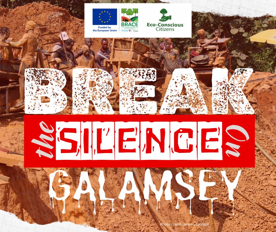 What’s happened to the fight against Galamsey?
Why the sudden quiet?
Is galamsey no longer a canker to be worried about?
Now we sit still with crossed arms and mouths gagged.
Or do we have more pressing issues?
#BreakTheSilence
@mlnrgovgh @mestighofficial @EPA_Ghana @fcghana2020