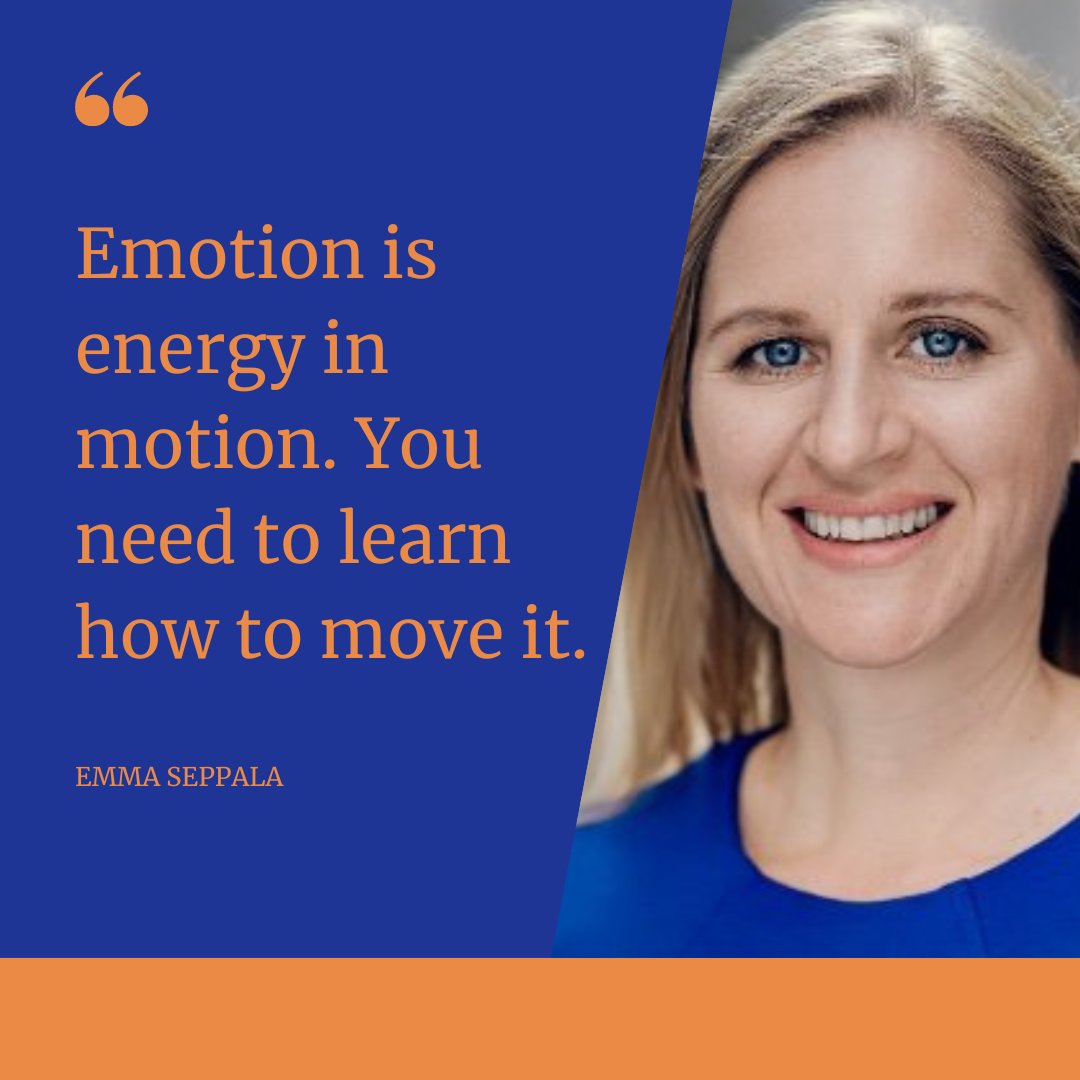 I really resonated with this quote from @emmaseppala on this week's episode of Intentional Performers. Emotions may feel permanent and static in the moment, but we possess the capability to be able to shift and alter them. More here: strongskills.co/podcast-feed/s…