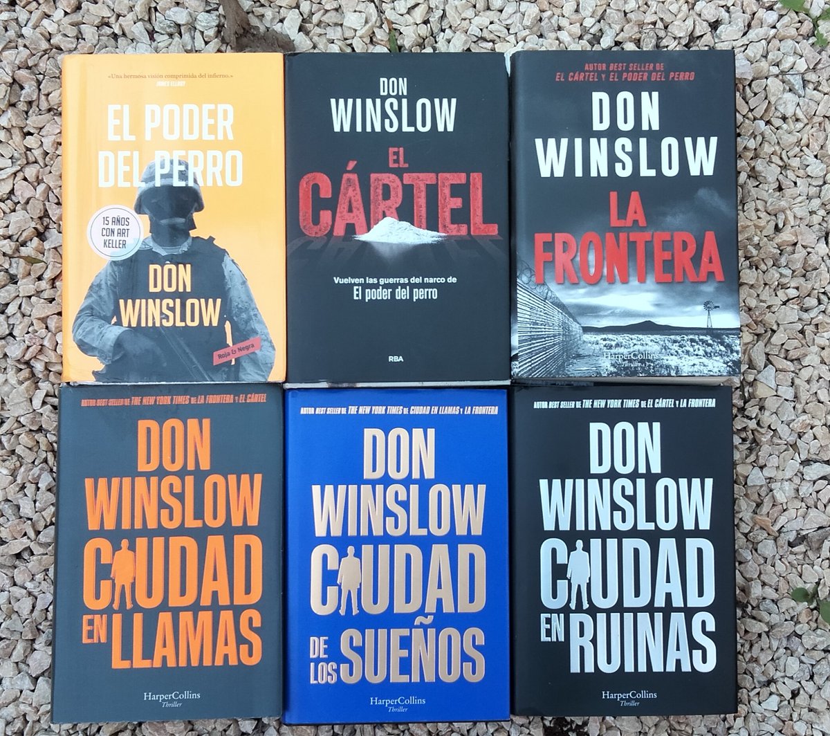 Addicte a @donwinslow! 'Ciudad en ruinas' és espectacular. Aviat a Paranoia 68. @HarperCollinsIB