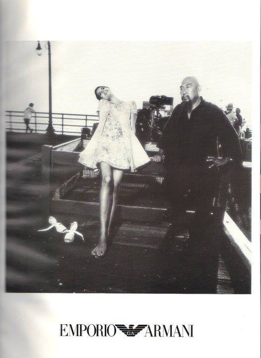 #rememberwhen #armani #strikeapose #santamonicapier
Ad that appeared in VOGUE magazine 
for Emporio Armani