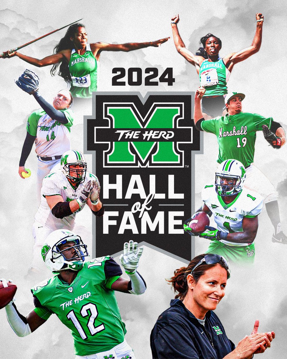 𝙒𝙝𝙖𝙩 𝘼 𝙃𝙖𝙡𝙡 𝙊𝙛 𝙁𝙖𝙢𝙚 𝘾𝙡𝙖𝙨𝙨!! Marshall Athletics is proud to announce its Class of 2024 Hall of Fame inductees. 🔗: bit.ly/Marshall2024Ha… #WeAreMarshall