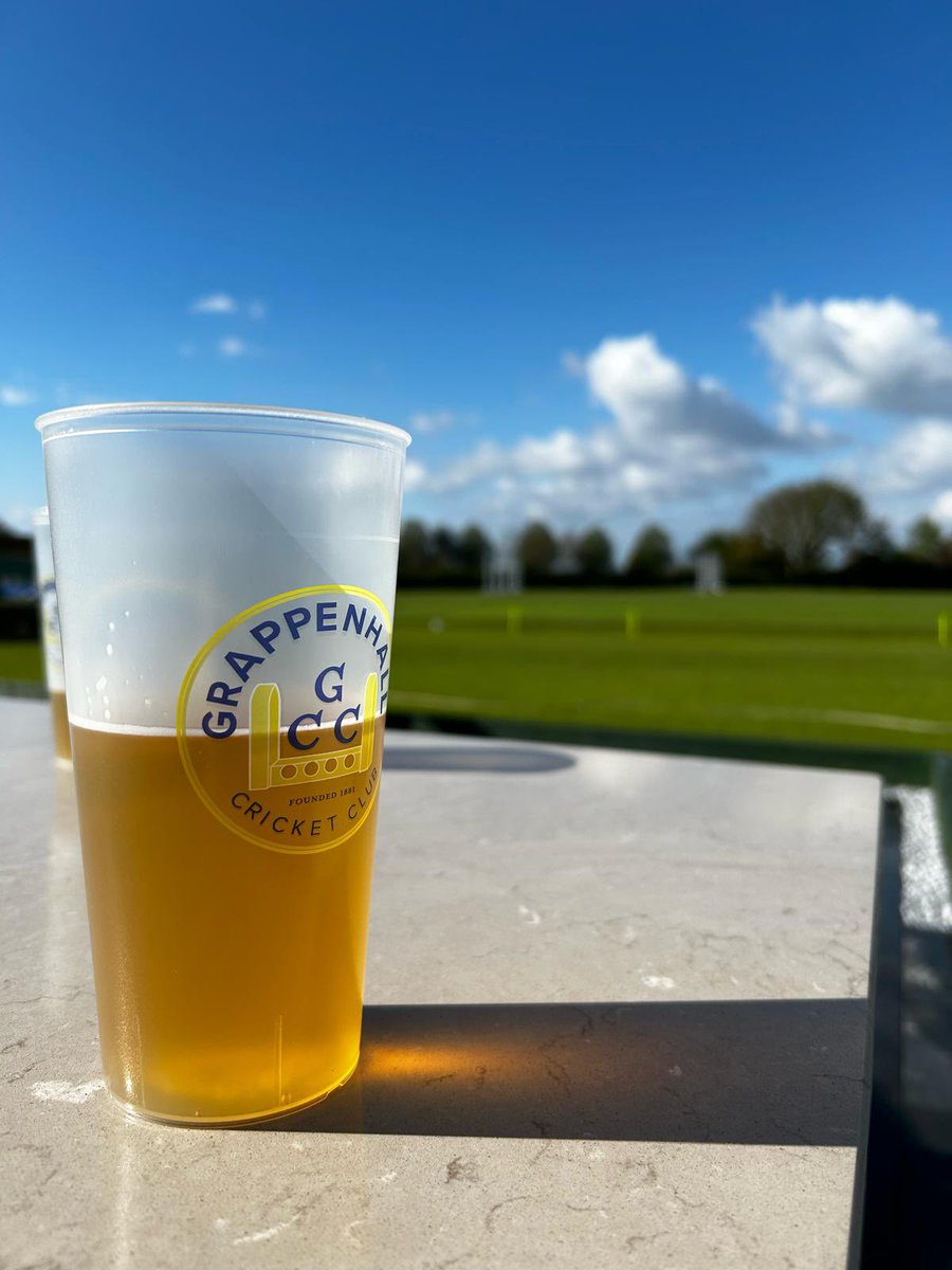 The Sandstone Supplies UK Outside Bar & Terrace at Grappenhall Cricket Club is open tonight from 5pm! Pop on down for a beer as we kickstart the season in some April sunshine! 🍺☀️ #upthegrappers