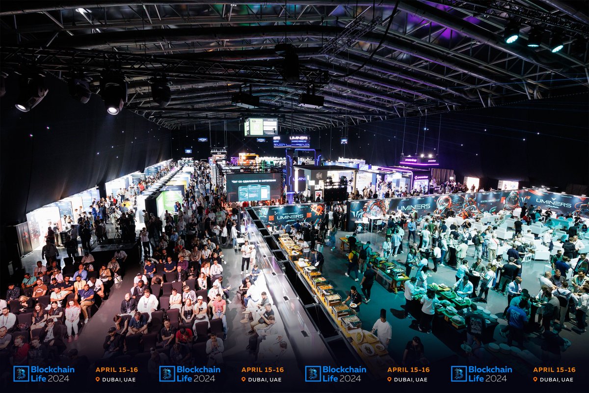 ⚡️<a href="/BlLife_Forum/">Blockchain Life 2026</a> thunderstruck in Dubai

🌐160 experts from OKX, HTX, Bybit, Bitget, BingX, and more

🚀10,162 attendees, 133 booths

🔥The legendary AfterParty with Alan Walker’s live concert

Join the presale for the next event: blockchain-life.com/?utm_source=tw…