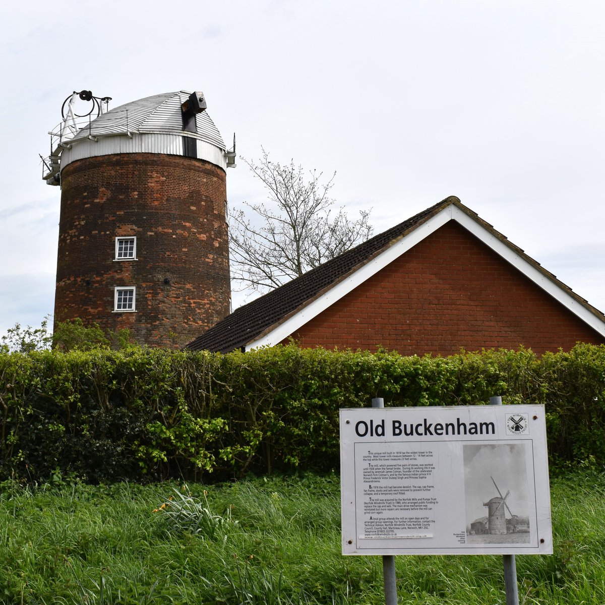 Don't forget that you promised yourself you would visit Old Buckenham Windmill this weekend! Sunday 21 April, 1pm-4pm. Guided tours - £3 per adult (accompanied children free). Tea and cakes will be served from the new tea hut. All profits support @OldBuckWindmill.