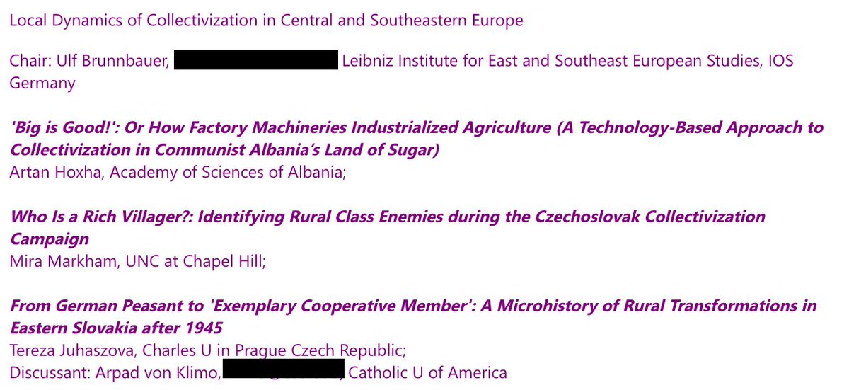 I can confirm that we will be bringing provocative and eye-opening new local perspectives on the subject of collectivization to #ASEEES24 in the chilly and not especially agricultural city of my birth