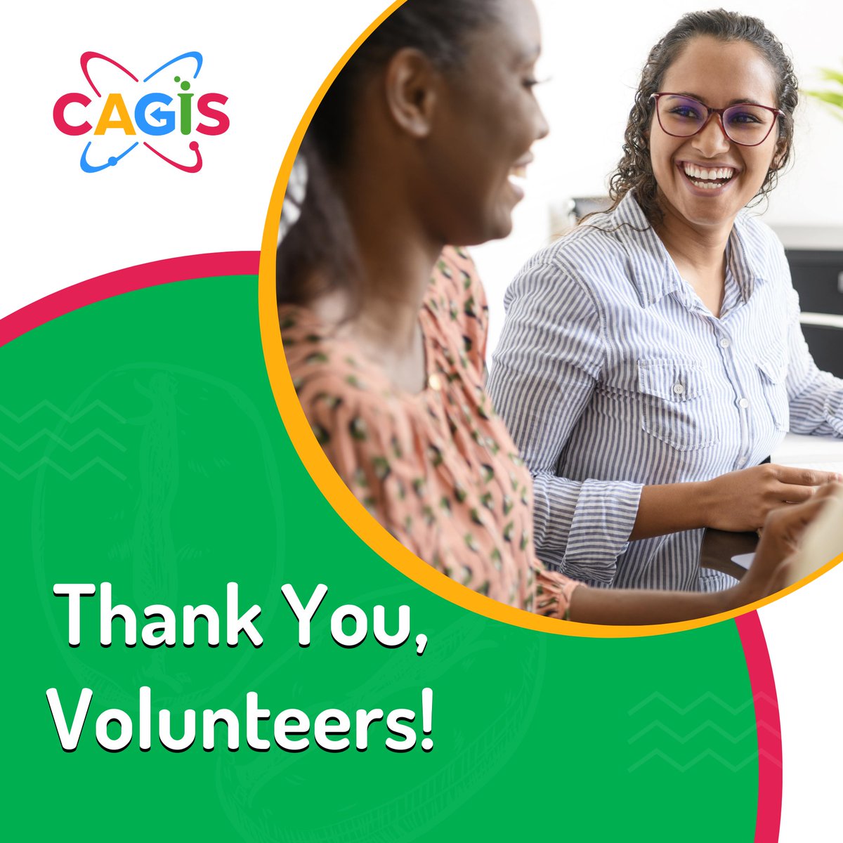 It’s National Volunteer Week!

To the incredible volunteers supporting CAGIS programs across Canada: Thank you for dedicating your time & resources to creating opportunities for girls & gender-diverse youth in STEM. You are making an enormous difference in kids' and teens' lives!