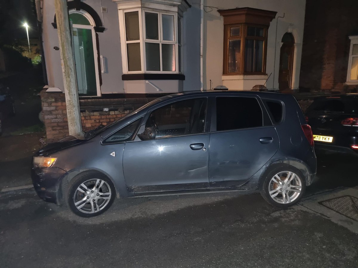 Another non insured car seized by the Lye and Amblecote Team . Unfortunately the Driver didnt want to stay and chat with us .