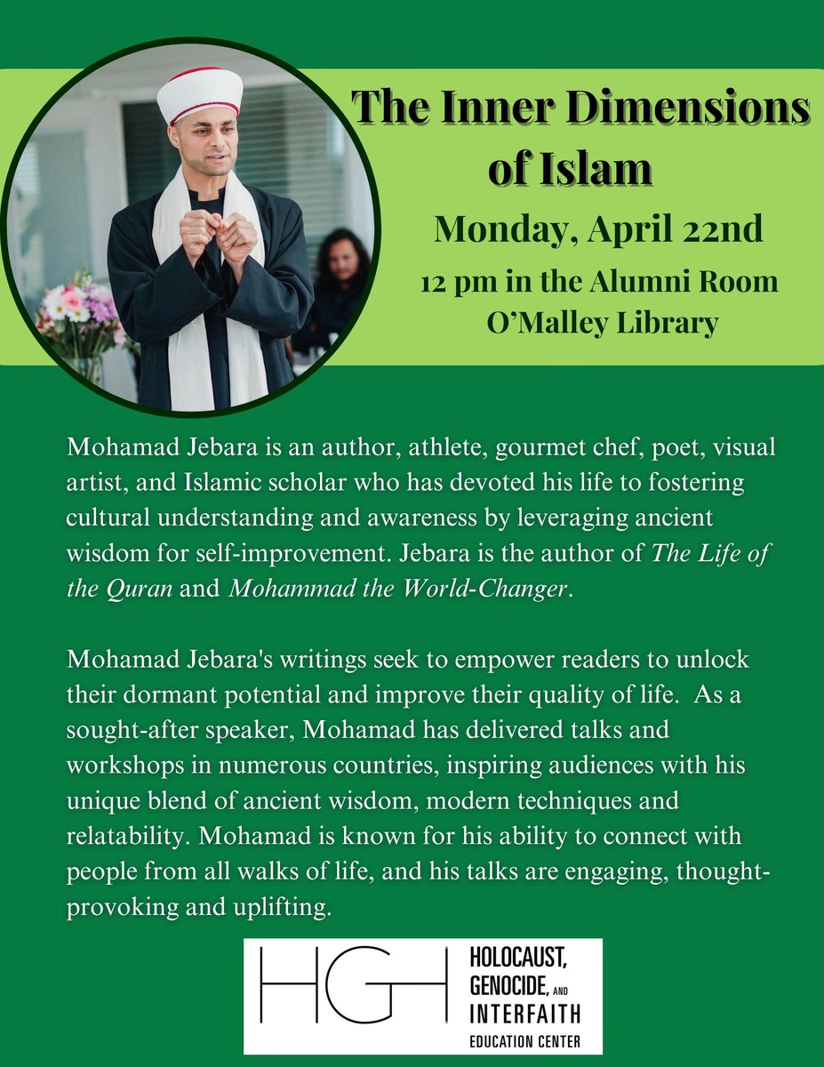 Join us on Monday at Noon! 
<a href="/HGIManhattan/">Mehnaz Afridi</a> <a href="/ManhattanEdu/">Manhattan University</a> <a href="/mc_rels/">Manhattan College Religion Matters</a> <a href="/MC_CMSA/">CMSA</a>