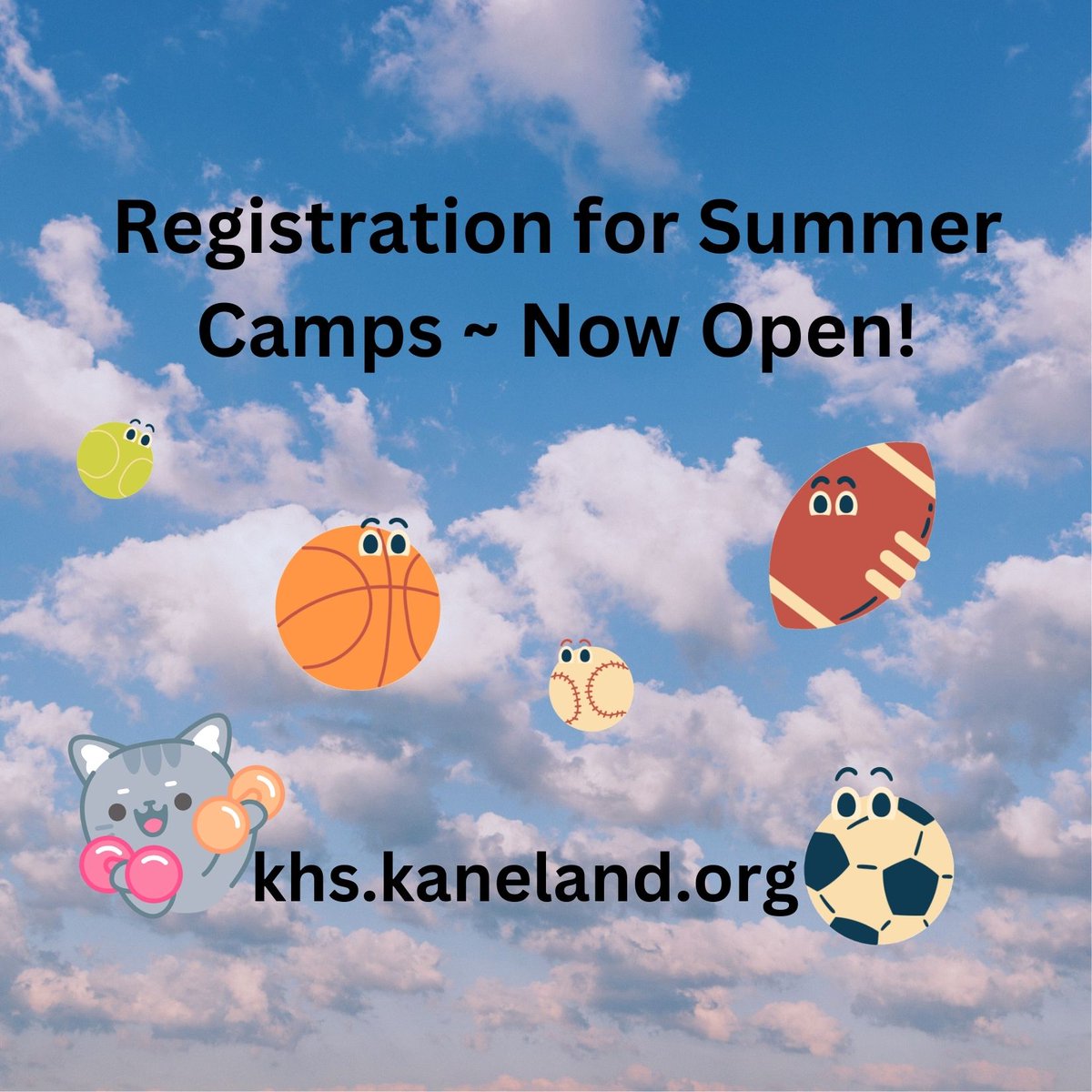 Register today for our Summer Sports Camps. There's something for every grade level!  manage.snap.app/register/kanel…
🏀🏐🎾⚾️🏈⚽️🏋️‍♂️🤼‍♀️

#summercamps #kanelandknights