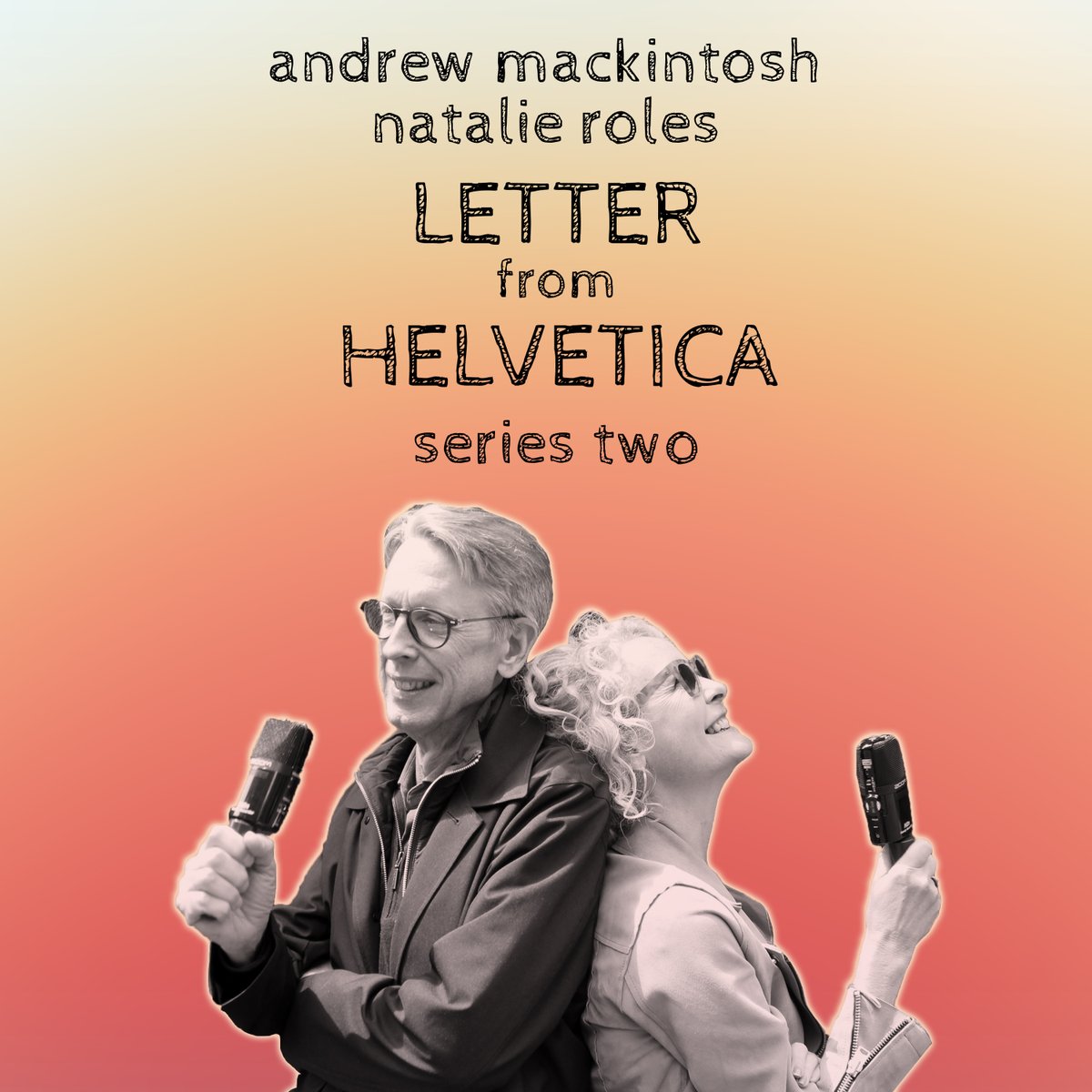 letterhelvetica's tweet photo. Here's a handy Series 2 playlist for our feelgood #fictionpodcast #LetterFromHelvetica starring @andymackactor @natalierolesact Give us a listen 🎧
https://t.co/lf2EK9YBqN 🏝️☀️🙏 
#AudioDramaSunday #podcastandchill #storytelling #comedy #adventure #audiofiction #naturism https://t.co/Ath455fG48
