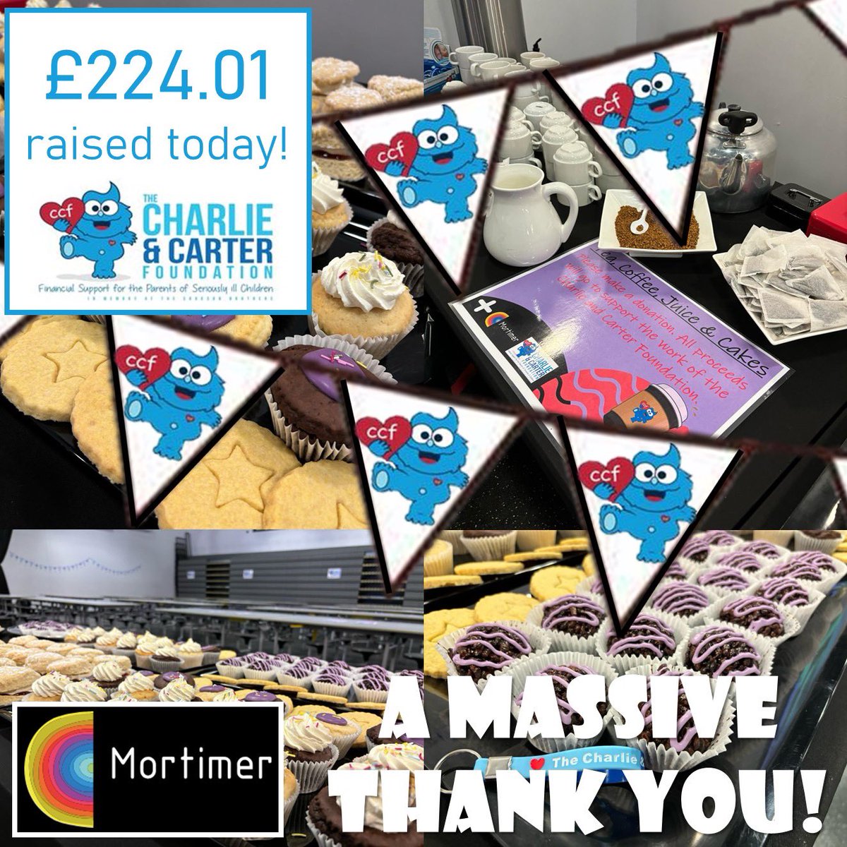 🍰☕️ It was lovely to see so many parents/carers of our Year 8 students at our Coffee Morning today! ☕️🍰 💙💜 We raised £224.01, taking our total for this year to a FANTASTIC £1,299.83 for @charlie1carter! 💜💙
