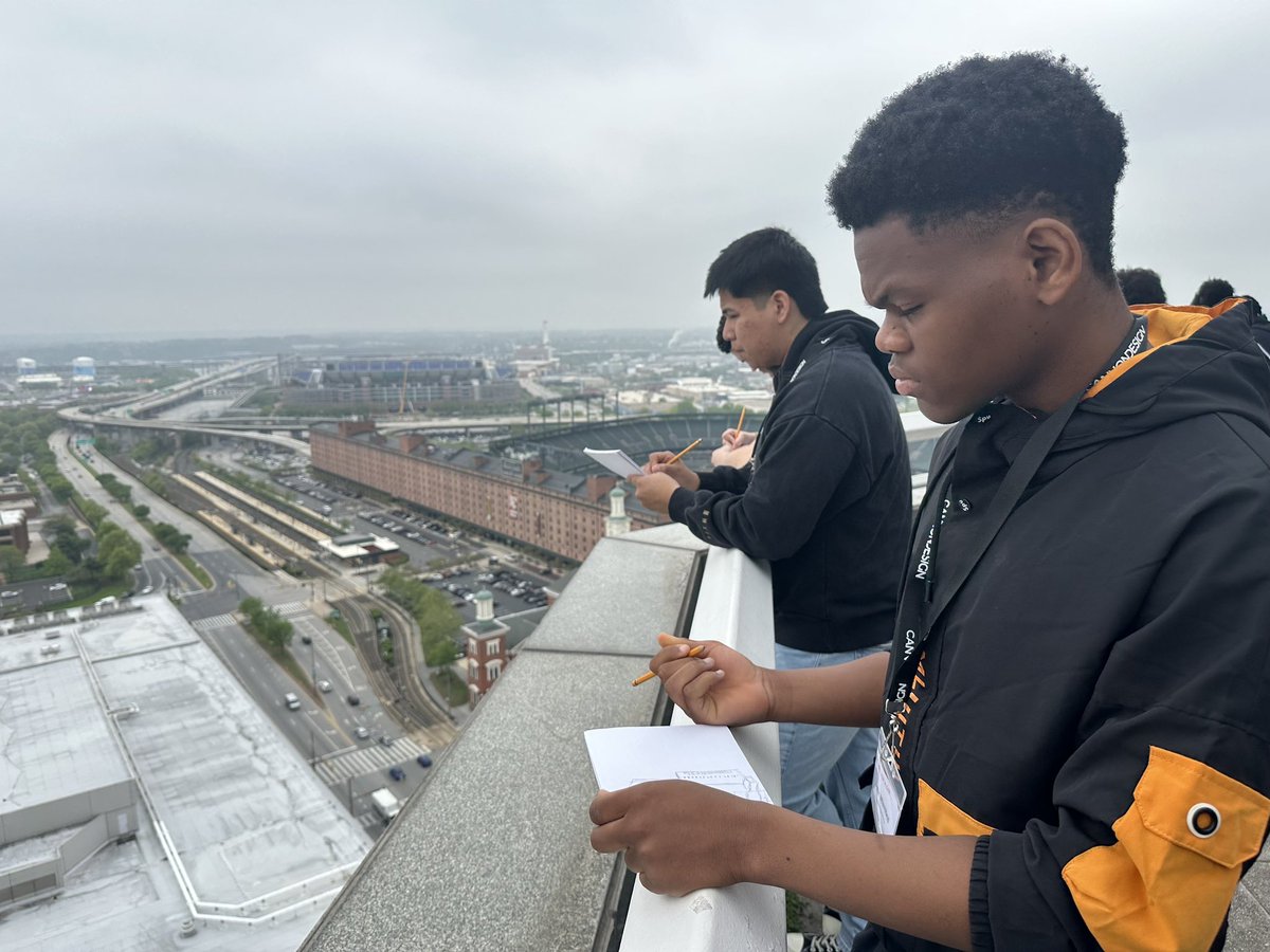 Building STEPS (@buildingsteps) on Twitter photo Really wonderful experience for our students as they learned about the world of #design from the team at <a href="/CannonDesign/">CannonDesign</a>. Sketching from the rooftop of Cannon’s office in Baltimore City. So cool!! Thank you for the experience. ❤️ Really wonderful experience for our students as they learned about the world of #design from the team at <a href="/CannonDesign/">CannonDesign</a>. Sketching from the rooftop of Cannon’s office in Baltimore City. So cool!! Thank you for the experience. ❤️