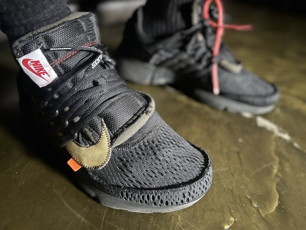 Off white prestos for Disney today 💯 #KOTD