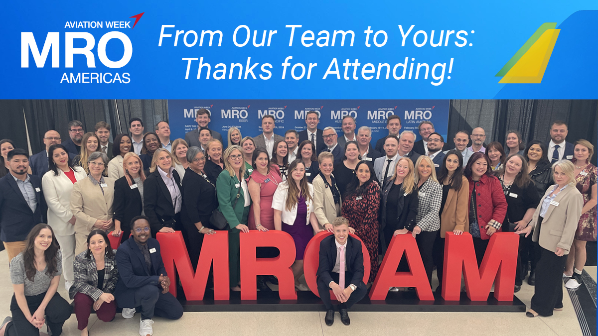 🌟 Remembering the fantastic time we had at MRO Americas 2024 last week!

It was a week full of connections, discussions, and opportunities in Chicago, IL.

Big thanks to everyone who made MRO Americas 2024 possible!📸

#MROAM #AviationWeek #MRO #Airlines #OEMs #AMC #Military